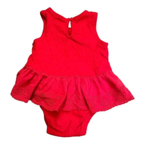 baby GAP | Red Skirted Tank Bodysuit (6-12 mos) ❤️ - Picture 3 of 4